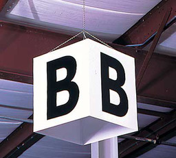 Blank 18 in. x 17 in. Cube Hanging Sign