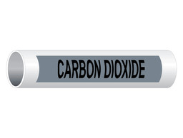 ASME-A13.1 Carbon Dioxide Pipe Label