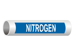 ASME A13.1 Nitrogen Pipe Label