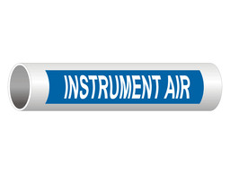 ASME A13.1 Instrument Air Pipe Label
