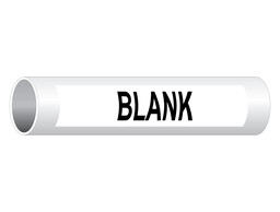 ASME A13.1 Blank Write-On Or Customize Pipe Label PIPE-23000_Black_on_White