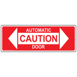 Enter/Exit - Automatic Door Signs and Labels