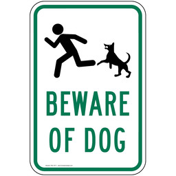 Beware Of Dog Sign for Pets / Pet Waste PKE-16711