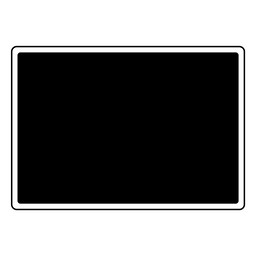 Blank Black Sign