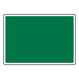 Blank Green Sign or Label