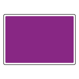 Blank Purple Sign or Label