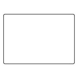 Blank White Sign or Label