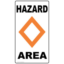 Hazard Area Label for Recreation