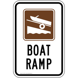 Boat Ramp Sign for Recreation