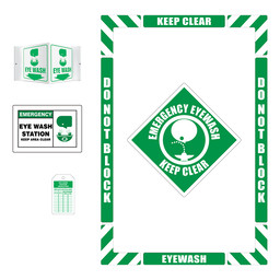 Eye Wash Station Identification Kit