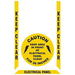 ELECTRICAL PANEL 4-Piece Floor Sign Kit