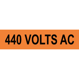 440 Volts Ac Label for Electrical Voltage VLT-13058
