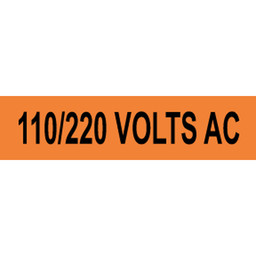 110/220 Volts Ac Label for Electrical Voltage VLT-13067