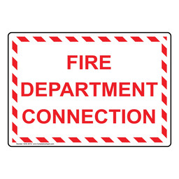 Fire Department Connection Sign