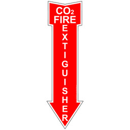 Portrait Co2 Fire Extinguisher Label
