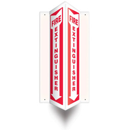 Fire Extinguisher 3D Projection Plastic Sign
