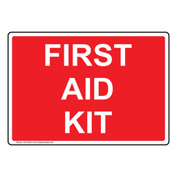 First Aid Kit Sign