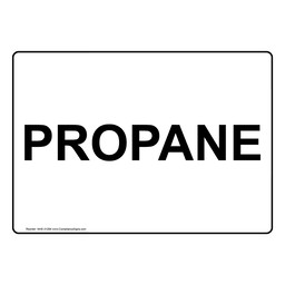 Propane Sign