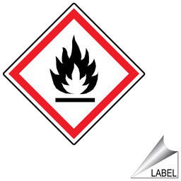GHS Flame Symbol Label GHS-LABEL_SYM_1105