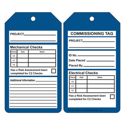 Safety Inspection Tags For Monthly Inspection - Equipment - Machinery