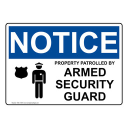 Segnali Di Avvertimento, The Property Is Protected By Highly