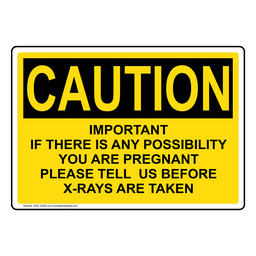 OSHA CAUTION Important If There Is Any Possibility You Sign