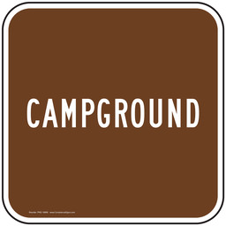 Campground Sign for Recreation