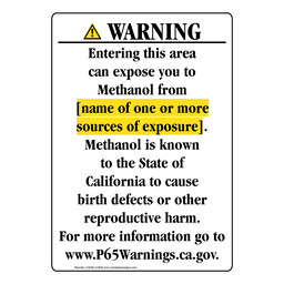 Eletina Warnschild Methanol – 30x20 Cm, Aluminium-Blechschild, Für Innen & Außen, Vintage-Look