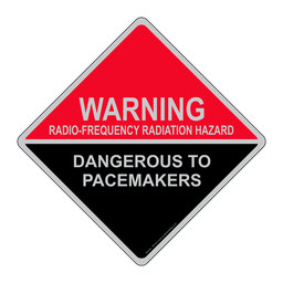 Warning Radio Frequency Radiation Hazard Sign