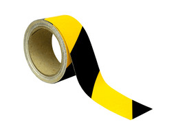 2 inch Yellow Striped Reflective Tape, 30-Foot Roll