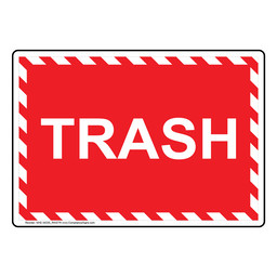 Trash Sign