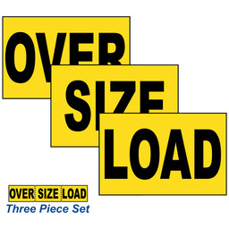 Automann 18x84 Reversible Wide Load Oversize Load Sign Banner – Flatbed Trailer Van