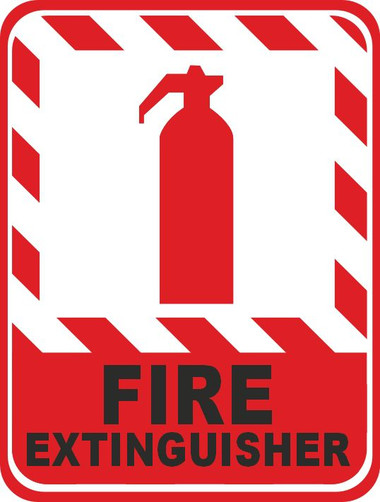 thumbnail image 2 of 5 Pack 4x12 Inch Aluminum Fire Extinguisher Signs - Fade Resistant & Rust Free 2 of 6