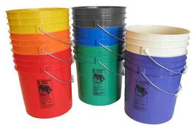 5-Gallon Food-Safe Plastic Buckets