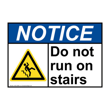 Do Not Block Entrance to Stairs Sign Keep Stairways Open Clear Size Options 