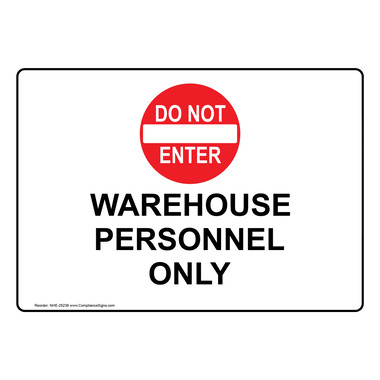 Warehouse sign sales