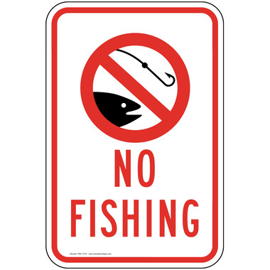 No Fishing Sign for Recreation PKE-17101