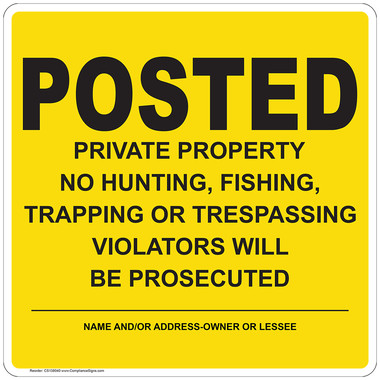 Posted No Trespassing Schilder Aus Aluminium – Wetterfest, Reflektierend, 25,4x17,8 Cm, 8 Stück Für Privatgrundstück