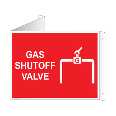 Gas Shut Off Valve F-1040 - Safety Signs Dublin - View #5