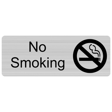 No Smoking Sign Front door signs 10 colors Engraved 
