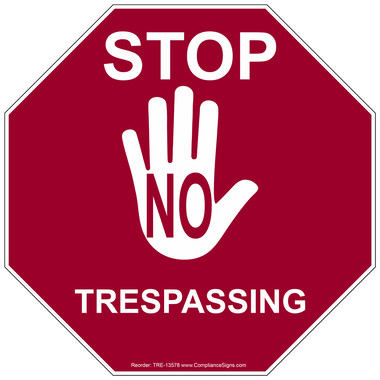 Construction Area No Trespassing Sign - Claim Your 10% Discount