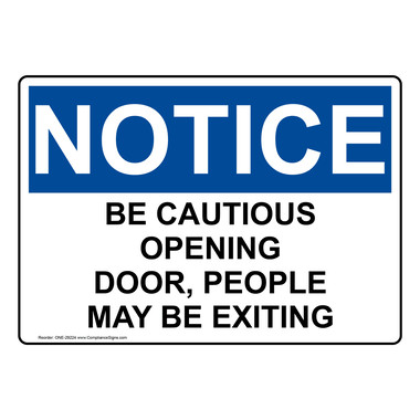 Students Do Not Open Door For Visitors - Sticker