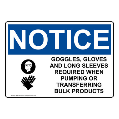 OSHA Notice Sign Required PPE Rubber Gloves And Safety, 41% OFF