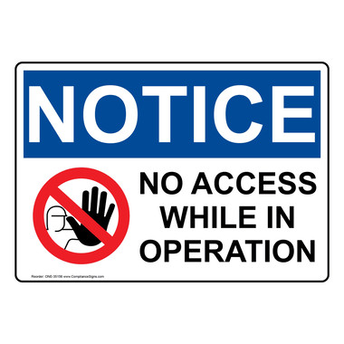  Notice Employees Do Not Have Access to Safe Sign.Size Options Prevent Robbery 