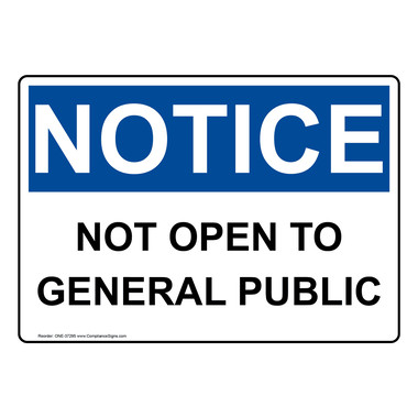 public notice sign template