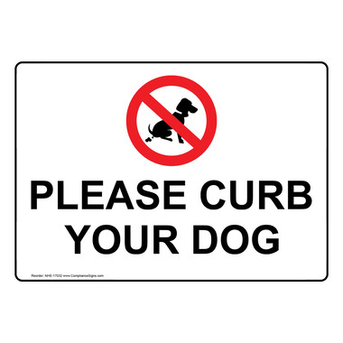 【期間限定特価】 Waste Pet / Pets Pet Dog Your Curb Please - Sign Rules 防犯・セキュリティ用品