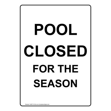 POOL ZINE「SIGH」 Modern Design Swimming Pool ADA Signs – ADA Sign Depot