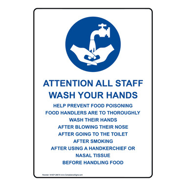Please Wash Your Hands After Using The Toilet Sign