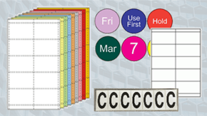 5S Labels for Organization and Standardization