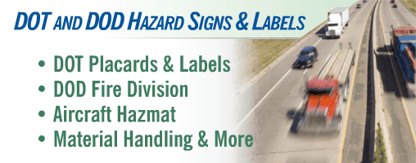$Chemical - DOT / DOD Hazard Class Signs